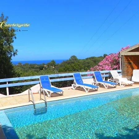 Appartement Studio N°3 Vue Mer&piscine 5min Plage De La Testa Olmucciu