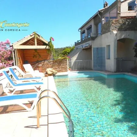 Studio N°3 Vue Mer&piscine 5min Plage De La Testa Olmucciu